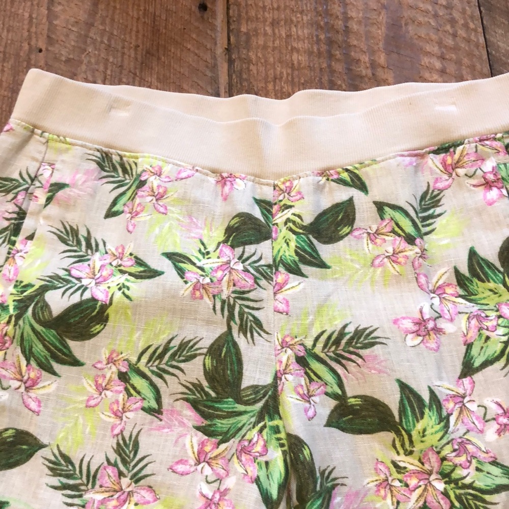J Jill floral linen pants Small - Picture 2 of 5